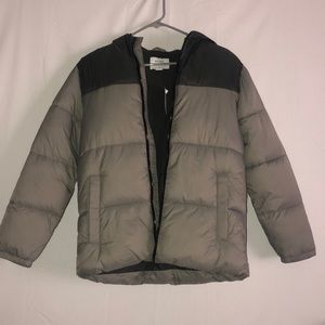 Grey Puffer Jacket
